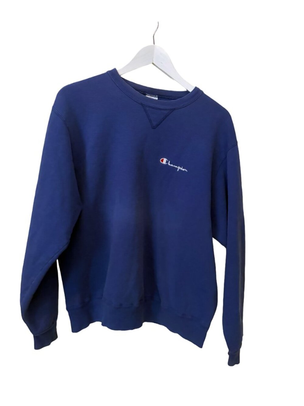 Vintage Champion Sweatshirt XL Navy Blue Made in USA Script Logo 90s